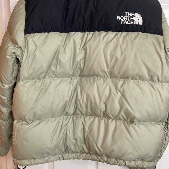 Black and sage color North Face Nuptse - Picture 8 of 9